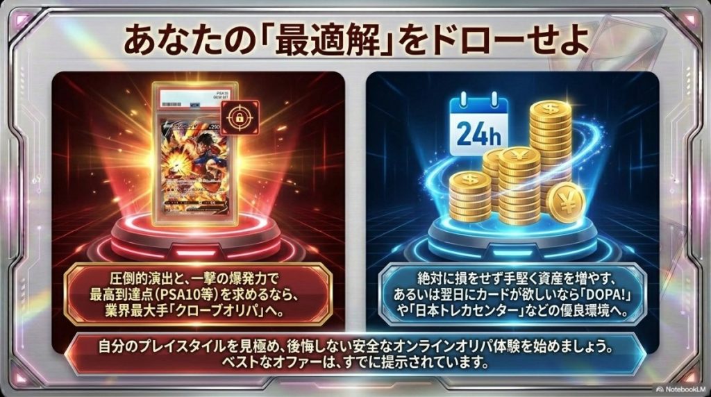遊戯王のオンラインオリパやクローブオリパの最適解まとめの図解