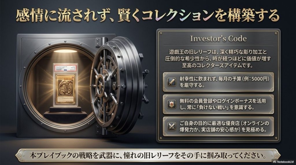 遊戯王オリパで最高の旧レリーフを手に入れよう!の図解