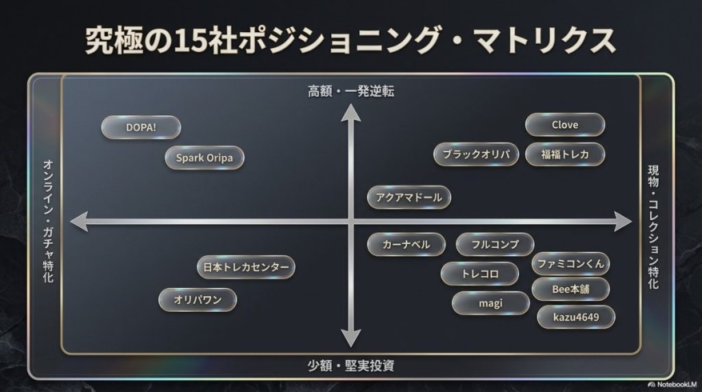 究極の15社マトリクスの図解