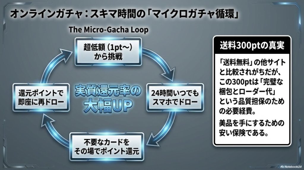 オンラインガチャ:スキマ時間の「マイクロガチャ循環」