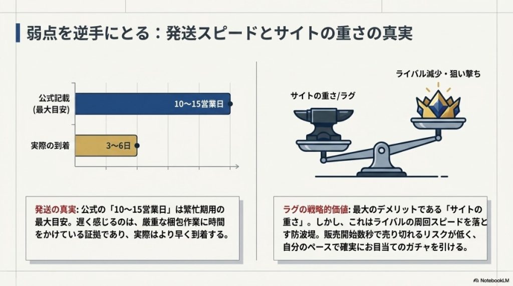 発送スピードの評判!遅いという噂は本当?