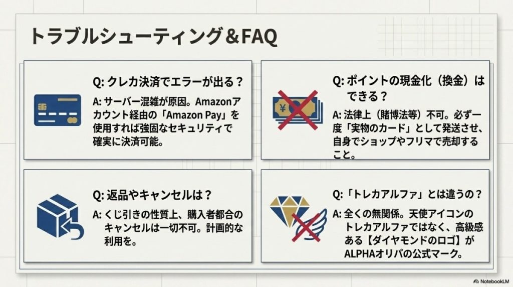 FAQ:ALPHAオリパの遊戯王オリパ・評判に関するよくある質問