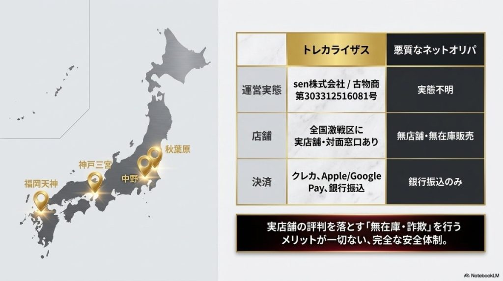 運営会社・古物商・送料など基本情報一覧