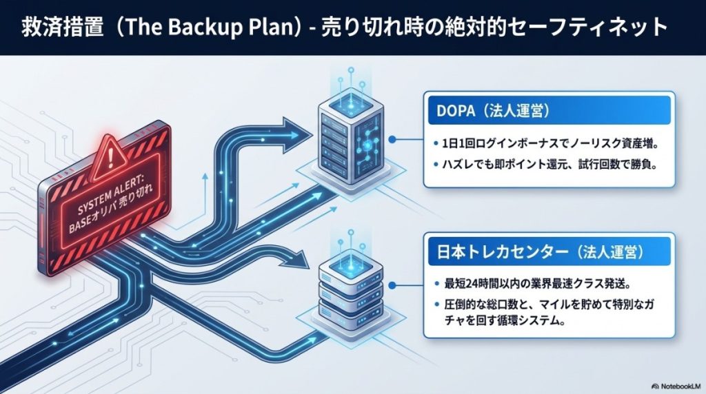 売り切れ時の救済措置!更なる安全性と在庫を求めるなら「大手オンラインオリパ」もワンランク上の選択肢に