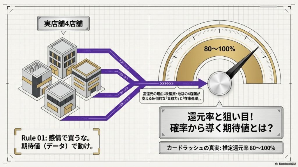 遊戯王 オリパ カード ラッシュの還元率と狙い目!確率から導く期待値とは?