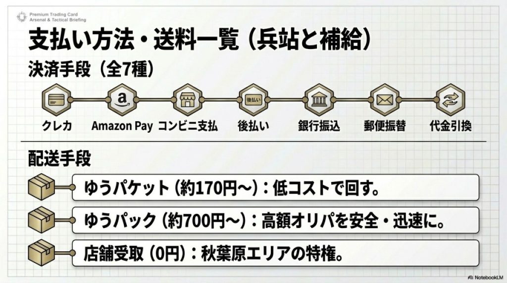 カードラッシュの基本情報と他店との違い!実店舗のメリットと支払い方法・送料一覧