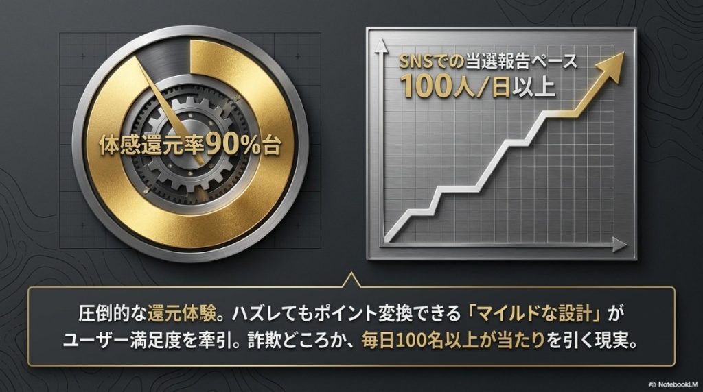 100件の口コミデータ調査で判明!DOPAの実際の当たりやすさと還元率