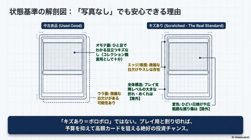 【独自】写真なしでも安心!トレコロの「キズあり・中古良品」コンディション基準