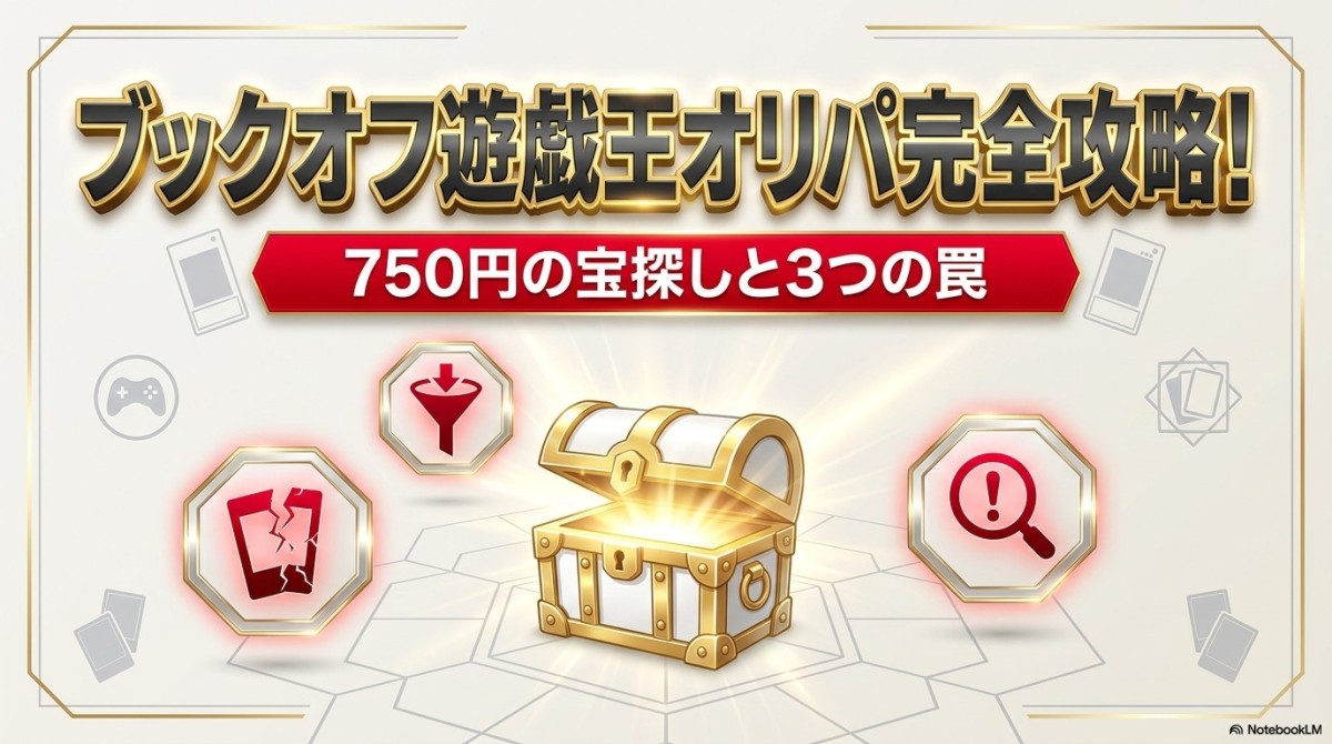ブックオフ遊戯王オリパ完全攻略!750円の宝探しと3つの罠 アイキャッチ