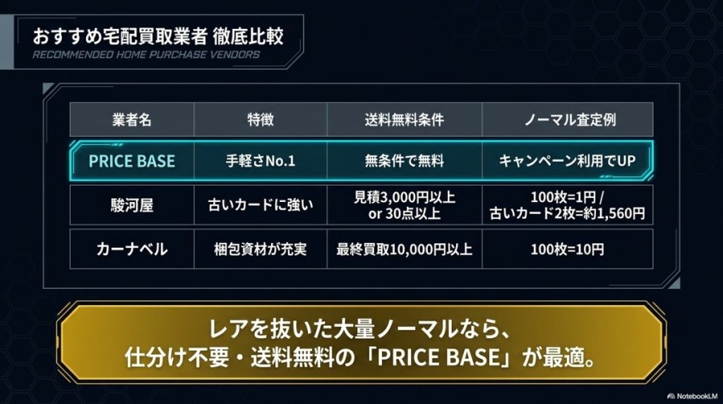 宅配買取①:仕分け不要・無料キットで自宅から送れる「PRICE BASE」