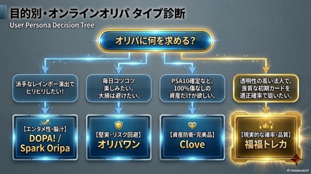 目的別・オンラインオリパ タイプ診断