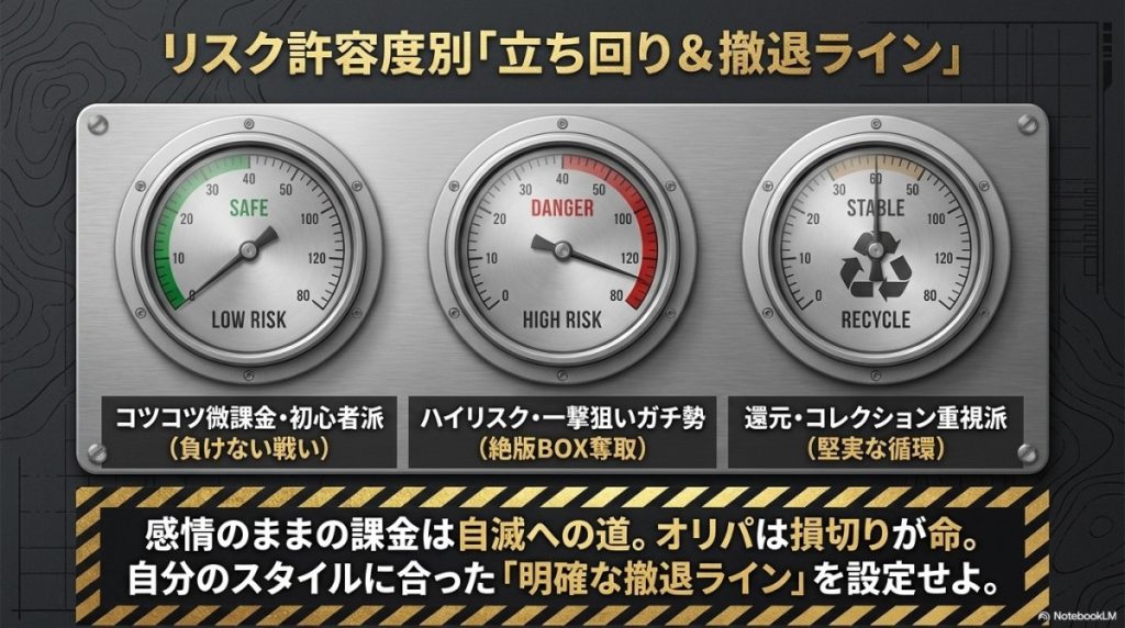 損しないための完全攻略!リスク許容度別DOPA 遊戯王 オリパの立ち回りと撤退ライン