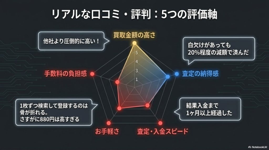 リアルな口コミ・評判:5つの評価軸