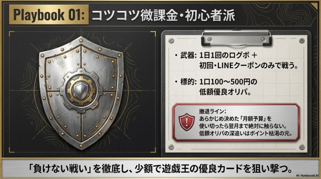 コツコツ微課金・初心者派の最適な立ち回りと撤退ライン