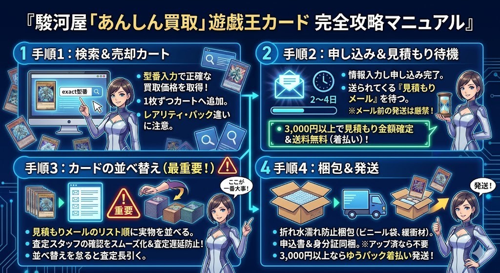 『駿河屋「安心買取」遊戯王カード完全攻略マニュアル』