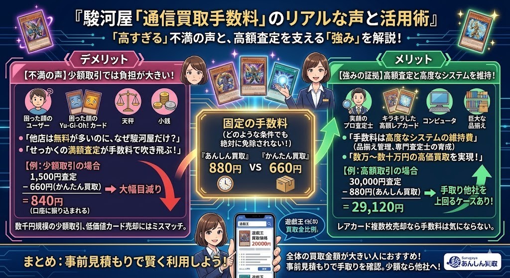 『駿河屋「通信買取手数料」のリアルな声と活用術』