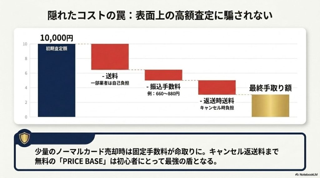 隠れたコストを暴く!遊戯王ラッシュデュエル買取の手数料・送料比較表