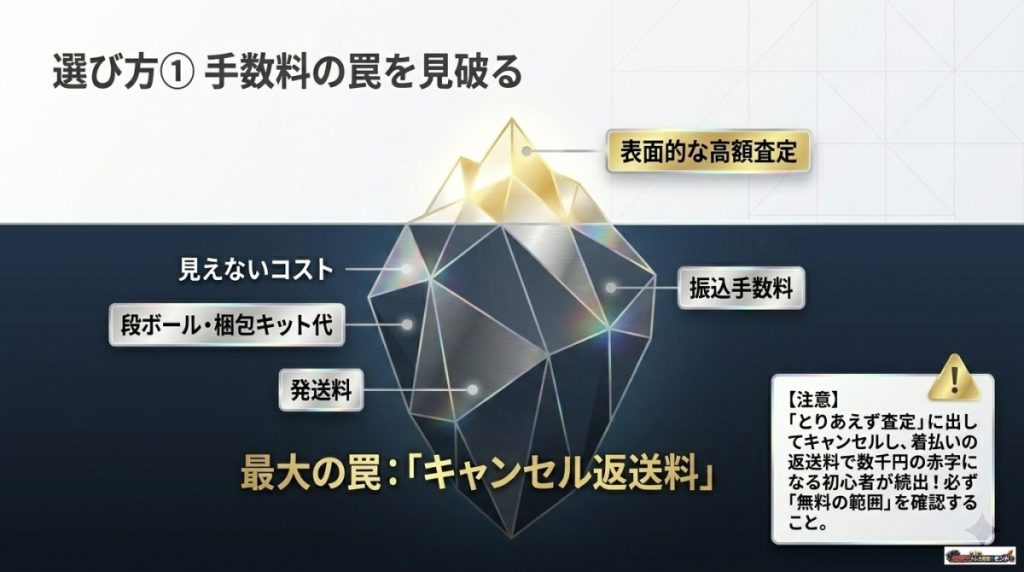 送料・キャンセル時の返送料は無料か?手数料の罠を暴露