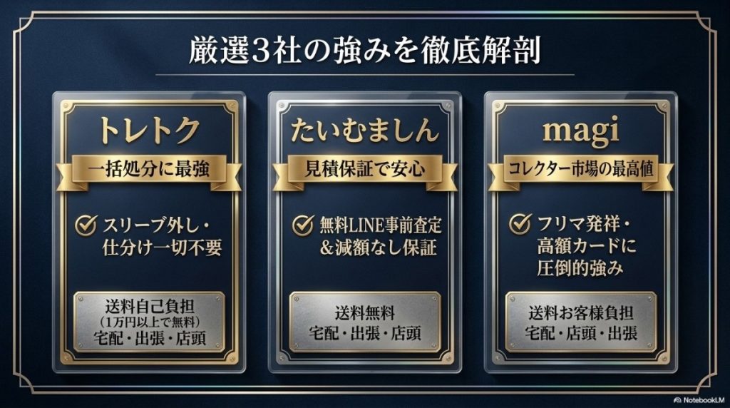 【結論】バンダイ版遊戯王の買取で損しない!目的別の厳選3社