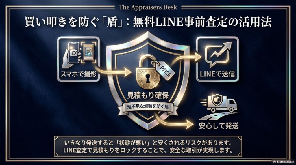 「無料LINE事前査定」を活用して買い叩きを防ぐ