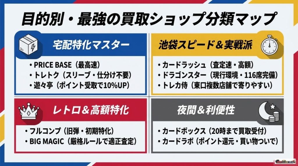 【結論】遊戯王 買取 池袋の最適解!おすすめ店舗・宅配業者10選