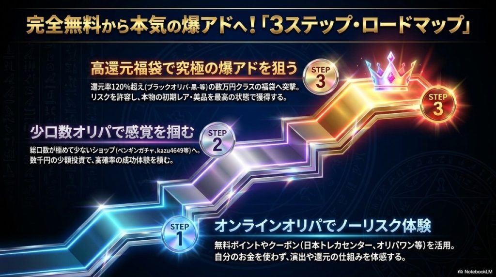 完全無料から本気の爆アドへ!遊戯王初期カードオリパでステップアップする最強の引き方