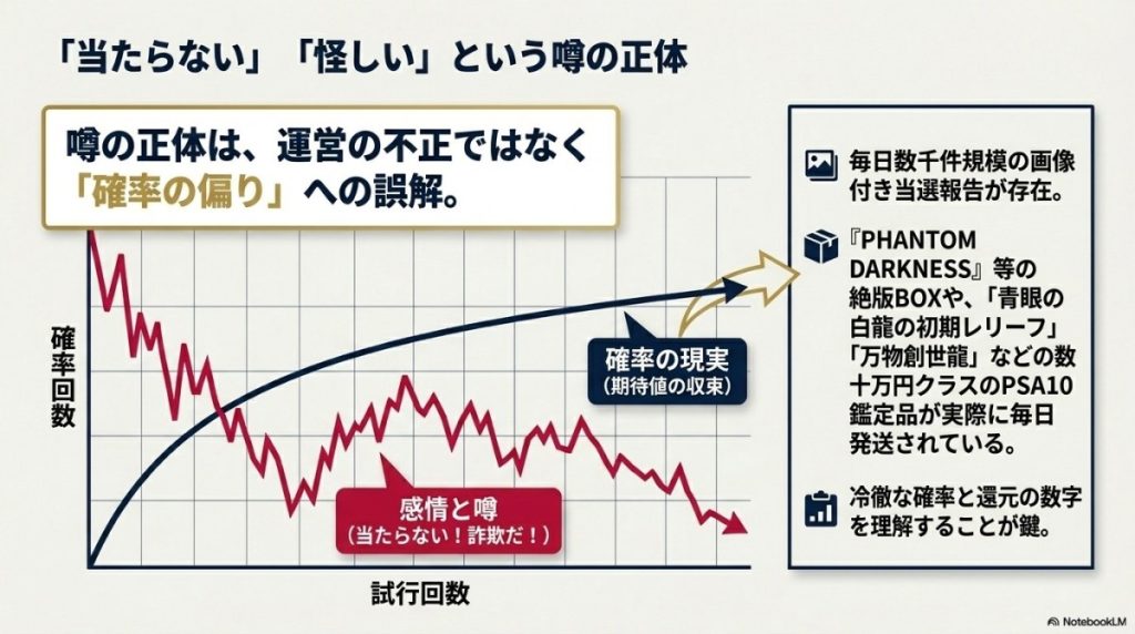 日本トレカセンターで遊戯王の絶版BOXやPSA10は本当に当たる?リアルな口コミ・評判と確率論の真実