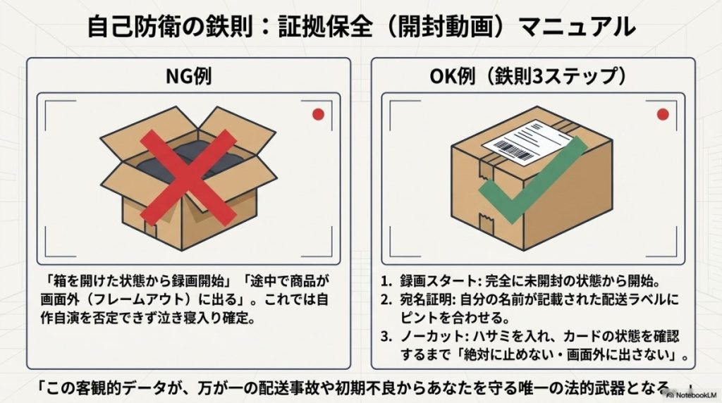 開封動画の鉄則!傷やトラブルで損しないための証拠保全マニュアル