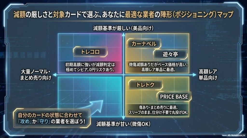 【結論】遊戯王 初期カード 買取で損をしないための最適解はこれ 図解イラスト